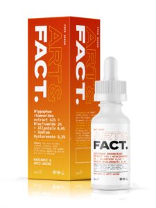 Hippophae Rhamnoides Extract 42% + Niacinamide 2% + Allantoin 0,4% + Sodium Hyaluronate 0,3%

