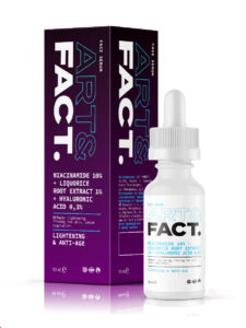 Niacinamide 10% + Liquorice Root Extract 1% + Hyaluronic Acid 0,3%
