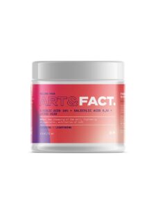 Glycolic acid 10% + Salicylic acid 0,5% + Lactic acid 
