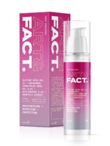 Glycine Soja Oil 3 % + Macadamia Ternifolia Seed Oil 0,8% + Niacinamide 0,5% + Rhodiola Extract
