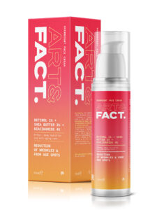 Retinol 1% + Shea butter 3% + Niacinamide 4%
