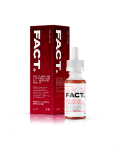 Lactic acid 22% + Glycolic Acid 7% + Salicylic Acid 2%
